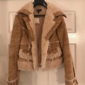 Bebe Shearling Jacket - NWT - Size M